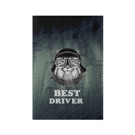 Обложка для паспорта матовая кожа с принтом Best Driver в городе Новоалтайск, натуральная матовая кожа | размер 19,3 х 13,7 см; прозрачные пластиковые крепления | 3d | legendary riders | motor bicycle | motorbike | motorcycle | riders | rock | авто | автомобильные | водитель | гонщик | дорога | колеса | крылья | механик | мото | мотоциклист | мотоциклы | рок