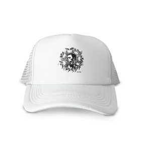 Кепка тракер с сеткой с принтом Dolphin в городе Новоалтайск, трикотажное полотно; задняя часть — сетка | длинный козырек, универсальный размер, пластиковая застежка | дельфин