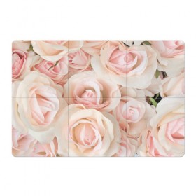 Магнитный плакат 3Х2 с принтом Pink roses в городе Новоалтайск, Полимерный материал с магнитным слоем | 6 деталей размером 9*9 см | розовый | розы