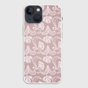 Чехол для iPhone 13 mini с принтом Кружева в городе Новоалтайск,  |  | lace | кружева | кружево | нежность | узор | цветы
