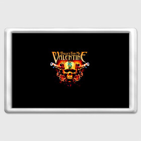 Магнит 45*70 с принтом Bullet For My Valentine в городе Новоалтайск, Пластик | Размер: 78*52 мм; Размер печати: 70*45 | bullet for my valentine | пуля для моей возлюбленной