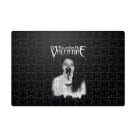 Пазл магнитный 126 элементов с принтом Bullet For My Valentine в городе Новоалтайск, полимерный материал с магнитным слоем | 126 деталей, размер изделия —  180*270 мм | пуля для моей возлюбленной