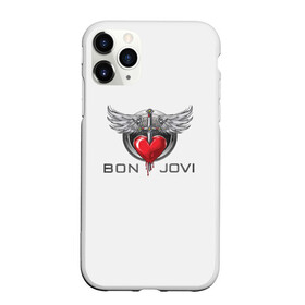 Чехол для iPhone 11 Pro матовый с принтом Bon Jovi в городе Новоалтайск, Силикон |  | Тематика изображения на принте: its my life | бон жови | джон бон джови | кровь | меч | сердце
