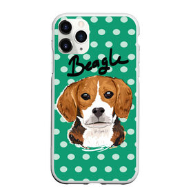 Чехол для iPhone 11 Pro Max матовый с принтом Бигль в городе Новоалтайск, Силикон |  | beagle | арт | гончая | горошек | животное | кружочек | пес | собака | текстура