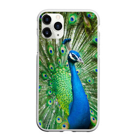 Чехол для iPhone 11 Pro Max матовый с принтом Павлин в городе Новоалтайск, Силикон |  | Тематика изображения на принте: павлин | перо