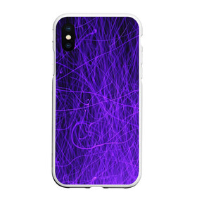 Чехол для iPhone XS Max матовый с принтом Нити пламени 2 в городе Новоалтайск, Силикон | Область печати: задняя сторона чехла, без боковых панелей | линии | огонь | пламя