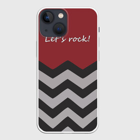 Чехол для iPhone 13 mini с принтом Lets rock в городе Новоалтайск,  |  | lets rock | twin peaks | давайте сделаем это | даян | даяна | диана | дэвид линч | карлик | твин пикс