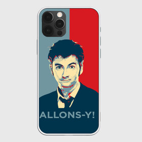 Чехол для iPhone 12 Pro Max с принтом ALLONS-Y! в городе Новоалтайск, Силикон |  | арт | десятый доктор | доктор кто | надпись | сериал | тардис | фильмы