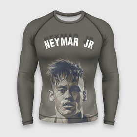 Мужской рашгард 3D с принтом Неймар в городе Новоалтайск,  |  | neymar | neymar jr | paris saint germain | psg | бразилия | младший | неймар | пари сен жермен | петух | петушок | псж | футбик | футбол | футбольчик