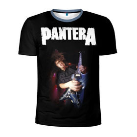 Мужская футболка 3D спортивная с принтом Pantera #9 в городе Новоалтайск, 100% полиэстер с улучшенными характеристиками | приталенный силуэт, круглая горловина, широкие плечи, сужается к линии бедра | anselmo | darel | darell | darrel | darrell | dimebag | pantera | phil | ансельма | ансельмо | даймбег | даймбэг | дарел | дарелл | даррел | даррелл | даррэл | дарэл | дарэлл | пантера | фил