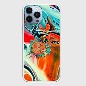 Чехол для iPhone 13 Pro Max с принтом Лиса художник в городе Новоалтайск,  |  | 3d | abstract | abstraction | fox | spray | абстракция | животные | кисти | краски | лиса | лисица | текстуры | художник