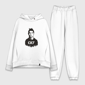 Женский костюм хлопок Oversize с принтом Ronaldo в городе Новоалтайск,  |  | cristiano | football | portugal | real madrid | ronaldo | spain | sport | гол | испания | криштиану | португалия | реал мадрид | роналду | спорт | футбол | чемпион