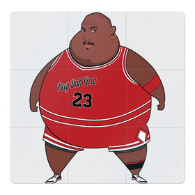 Магнитный плакат 3Х3 с принтом Fat Jordan в городе Новоалтайск, Полимерный материал с магнитным слоем | 9 деталей размером 9*9 см | basketball | bulls | chicago | jordan | michael | nba | sport | баскетбол | буллс | джордан | майкл | нба | спорт | чикаго