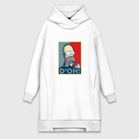 Платье-худи хлопок с принтом Гомер в городе Новоалтайск,  |  | homer | simpsons | барт | гомер | мульт | мультфильм | отец | пончик | симпсон | симпсоны