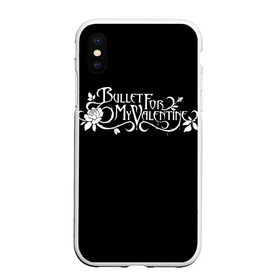 Чехол для iPhone XS Max матовый с принтом Bullet for my Valentine в городе Новоалтайск, Силикон | Область печати: задняя сторона чехла, без боковых панелей | bfmw | metalcore | music | rock | джейсон джеймс | майкл пэджет | майкл томас | металл | мэттью так | надпись | рок