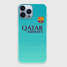 Чехол для iPhone 13 Pro Max с принтом Aqua Barcelona в городе Новоалтайск,  |  | Тематика изображения на принте: barcelona | барса | барселона | футбол