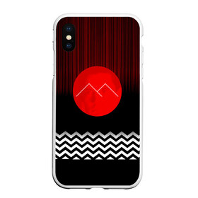 Чехол для iPhone XS Max матовый с принтом Twin Peaks в городе Новоалтайск, Силикон | Область печати: задняя сторона чехла, без боковых панелей | герои | детектив | драма | знаки | кино | сериал | сериаломан | серия | символы | твин пикс | третий сезон | фильм