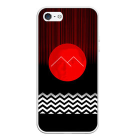 Чехол для iPhone 5/5S матовый с принтом Twin Peaks в городе Новоалтайск, Силикон | Область печати: задняя сторона чехла, без боковых панелей | герои | детектив | драма | знаки | кино | сериал | сериаломан | серия | символы | твин пикс | третий сезон | фильм