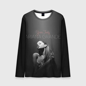 Мужской лонгслив 3D с принтом Ariana Grande в городе Новоалтайск, 100% полиэстер | длинные рукава, круглый вырез горловины, полуприлегающий силуэт | ariana grande