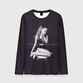 Мужской лонгслив 3D с принтом Ariana Grande в городе Новоалтайск, 100% полиэстер | длинные рукава, круглый вырез горловины, полуприлегающий силуэт | ariana grande