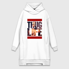 Платье-худи хлопок с принтом THUG LIFE   2pac в городе Новоалтайск,  |  | 2pac | makaveli | амару | ганста | гето | гетто | жизнь головореза | крутой | надпись | песня | реп | репер | слова песни | татуировки | тупак | хип хоп | хипхоп | шакур