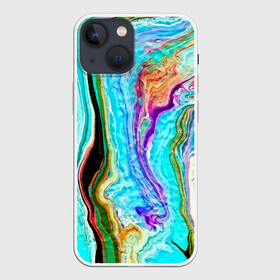 Чехол для iPhone 13 mini с принтом Цветные разводы в городе Новоалтайск,  |  | Тематика изображения на принте: abstraction | watercolor | абстракция красок | акварель | брызги красок | живопись | краска | потертость красок | разводы | размытые краски | текстуры | черно белый | яркие | яркие краски