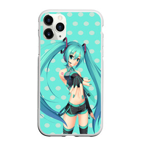 Чехол для iPhone 11 Pro Max матовый с принтом Hatsune Miku в городе Новоалтайск, Силикон |  | Тематика изображения на принте: anime | hatsune miku | vokaloid | аниме | арт | вокалоид | девyшка | хатсуне мику