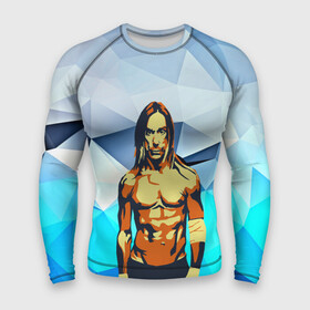 Мужской рашгард 3D с принтом iggy pop в городе Новоалтайск,  |  | fatality | kismet | rock | rock and roll | игги поп