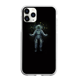 Чехол для iPhone 11 Pro матовый Космонавт с Бабочками: в городе Новоалтайск, Силикон | | астронавт | время первых | вселенная | гагарин | галактика | гравитация | звезды | интерстеллар | космический | луна | магия | млечный путь | невесомость | полет | скафандр | черная дыра