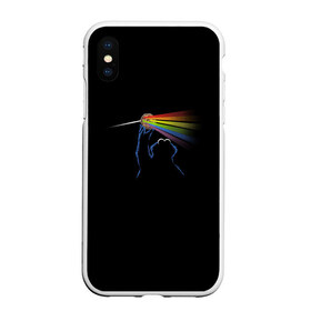 Чехол для iPhone XS Max матовый с принтом Pink Floyd Cookie Monster в городе Новоалтайск, Силикон | Область печати: задняя сторона чехла, без боковых панелей | монстр | печеньки | улица сезам