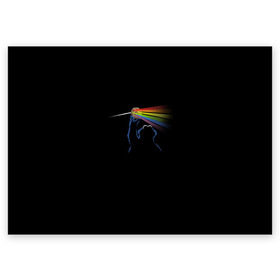 Поздравительная открытка с принтом Pink Floyd Cookie Monster в городе Новоалтайск, 100% бумага | плотность бумаги 280 г/м2, матовая, на обратной стороне линовка и место для марки
 | Тематика изображения на принте: монстр | печеньки | улица сезам