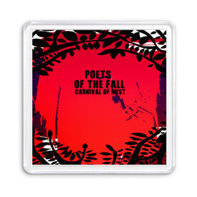 Магнит 55*55 с принтом poets of the fall в городе Новоалтайск, Пластик | Размер: 65*65 мм; Размер печати: 55*55 мм | poets of the fall | rock | альтернатива | музыка | поэты | рок | фины