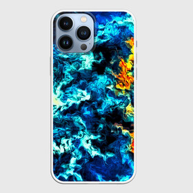 Чехол для iPhone 13 Pro Max с принтом Frozen abstraction в городе Новоалтайск,  |  | Тематика изображения на принте: 3d | абстракция | волны | другие | краска | линии | оптические | полосы | прикольные | разводы | узоры | фрактал | цветные | яркие