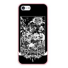 Чехол для iPhone 5/5S матовый с принтом Metalocalypse (Dethklok) 3 в городе Новоалтайск, Силикон | Область печати: задняя сторона чехла, без боковых панелей | Тематика изображения на принте: dethklok | metalocalypse