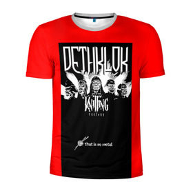 Мужская футболка 3D спортивная с принтом Metalocalypse (Dethklok) 6 в городе Новоалтайск, 100% полиэстер с улучшенными характеристиками | приталенный силуэт, круглая горловина, широкие плечи, сужается к линии бедра | dethklok | metalocalypse