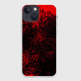 Чехол для iPhone 13 mini с принтом Брызги красок(red style) в городе Новоалтайск,  |  | abstraction | color | paint | spray | tie dye | абстракция | брызги красок | всплеск красок | капли красок | текстуры