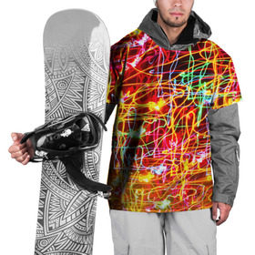 Накидка на куртку 3D с принтом Light creative в городе Новоалтайск, 100% полиэстер |  | abstract | colorful | electric | energy | light | абстракция | вет | цвет | электрик | энергия