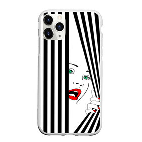 Чехол для iPhone 11 Pro матовый с принтом Pop art girl в городе Новоалтайск, Силикон |  | Тематика изображения на принте: abstraction | background | band | black and white | fashion | girl | hair | pop art | silhouette | style | абстракция | девушка | мода | полосы | поп  арт | прическа | силуэт | стиль | фон | черно  белый