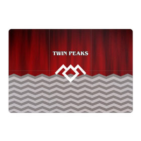Магнитный плакат 3Х2 с принтом Twin Peaks в городе Новоалтайск, Полимерный материал с магнитным слоем | 6 деталей размером 9*9 см | Тематика изображения на принте: twin peaks | арт | лого | полосы | сериал | твин пикс | текстура | фильмы