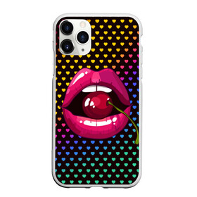 Чехол для iPhone 11 Pro Max матовый с принтом Pop art в городе Новоалтайск, Силикон |  | Тематика изображения на принте: cherry | colorful | fashion | funny | gesture | lips | lipstick | makeup | mouth | pop art | rainbow | style | веселый | вишенка | вишня | губы | жест | зубы | клубный | любовь | макияж | мода | помада | поп арт | прикольный | радуга | рот | стиль | страс