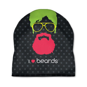 Шапка 3D с принтом I like beards в городе Новоалтайск, 100% полиэстер | универсальный размер, печать по всей поверхности изделия | Тематика изображения на принте: acid | background | beard | bright | club | color | face | fashion | head | hipster | male | mustache | p | pop art | style | борода | голова | горох | кислотный | клубный | лицо | мода | мужчина | очки | поп арт | стиль | усы | фон | хипстер | 