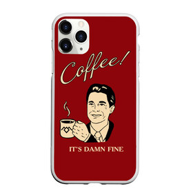 Чехол для iPhone 11 Pro матовый с принтом Coffee в городе Новоалтайск, Силикон |  | twin peaks | арт | купер | сериал | твин пикс | фильмы