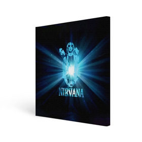 Холст квадратный с принтом Группа Nirvana в городе Новоалтайск, 100% ПВХ |  | Тематика изображения на принте: kurt cobain | nirvana | вечная память | гитара | гранж | кумир | курт кобейн | лучи | микрофон | музыкант | надпись | нирвана | певец | рок | свет
