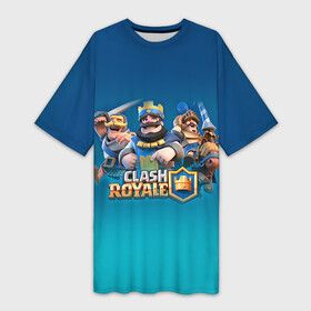 Платье-футболка 3D с принтом Clash of royale в городе Новоалтайск,  |  | clash of royale | клэш оф роял