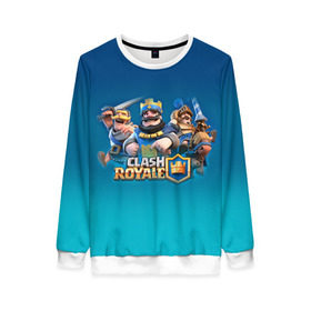 Женский свитшот 3D с принтом Clash of royale в городе Новоалтайск, 100% полиэстер с мягким внутренним слоем | круглый вырез горловины, мягкая резинка на манжетах и поясе, свободная посадка по фигуре | clash of royale | клэш оф роял