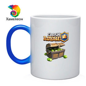 Кружка хамелеон с принтом Clash of clans в городе Новоалтайск, керамика | меняет цвет при нагревании, емкость 330 мл | clash of royale | клэш оф роял