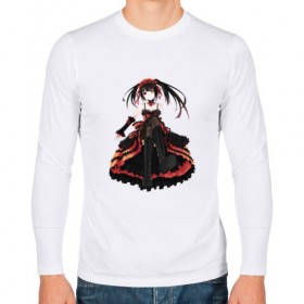 Мужской лонгслив хлопок с принтом Date A Live Kurumi Tokisaki в городе Новоалтайск, 100% хлопок |  | Тематика изображения на принте: anime | date a live | kurumi tokisaki | куруми токисаки | рандеву с жизнью