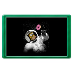Магнит 45*70 с принтом Space Homer в городе Новоалтайск, Пластик | Размер: 78*52 мм; Размер печати: 70*45 | Тематика изображения на принте: homer | simpsons | гомер | симпсон | симпсоны