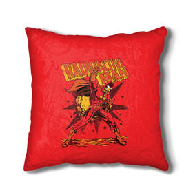 Подушка 3D с принтом Radioactive man в городе Новоалтайск, наволочка – 100% полиэстер, наполнитель – холлофайбер (легкий наполнитель, не вызывает аллергию). | состоит из подушки и наволочки. Наволочка на молнии, легко снимается для стирки | simpsons | гомер | симпсоны