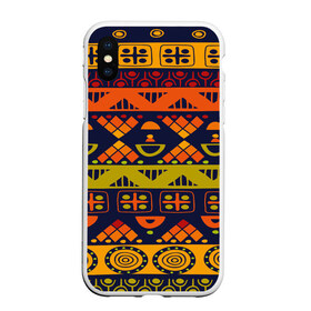 Чехол для iPhone XS Max матовый с принтом Африканские символы в городе Новоалтайск, Силикон | Область печати: задняя сторона чехла, без боковых панелей | Тематика изображения на принте: africa | pattern | африка | африканские мотивы | народы африки | национальная одежда | переплетение нитей | ткани | узор | этнический узор